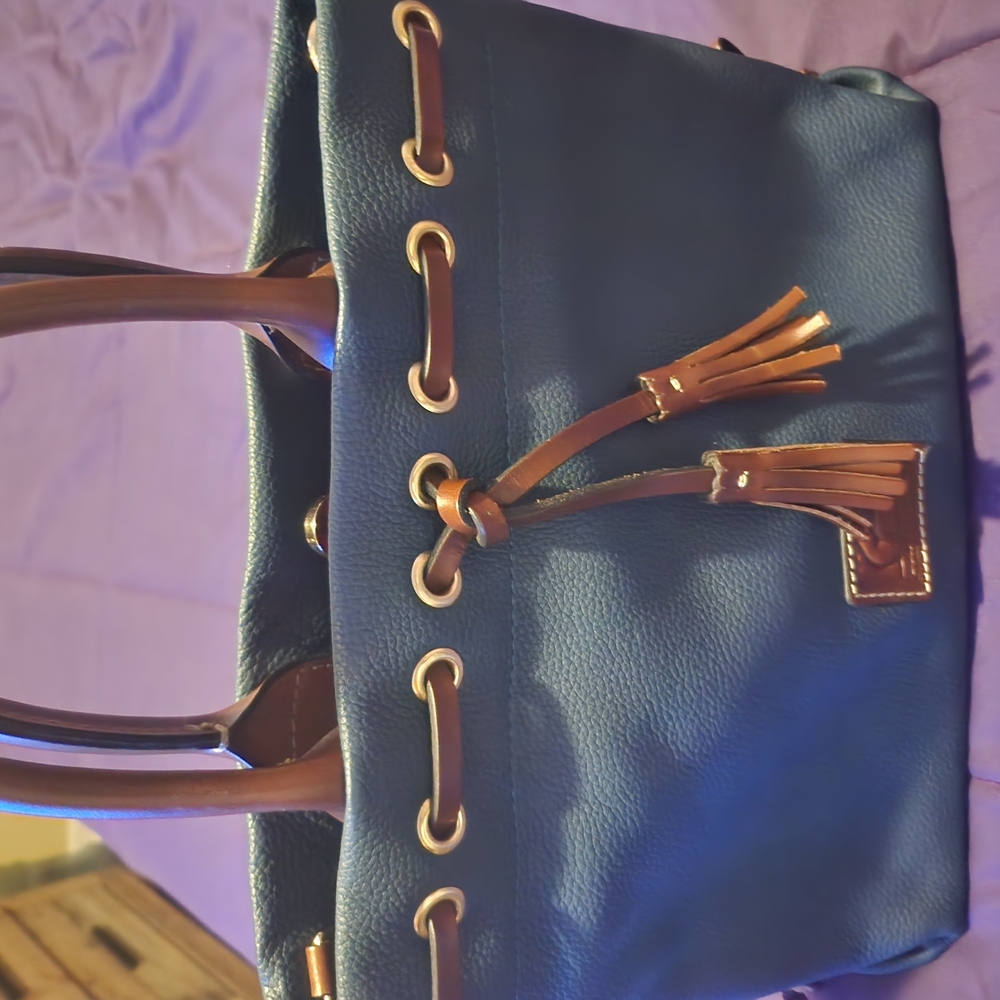 Elegant Navy Blue Tote Bag